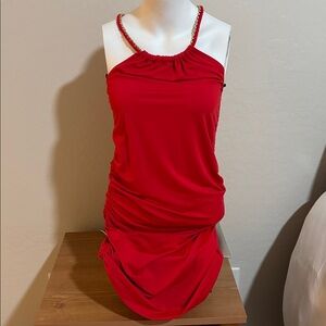 VENUS Vibrant Red Mini Dress